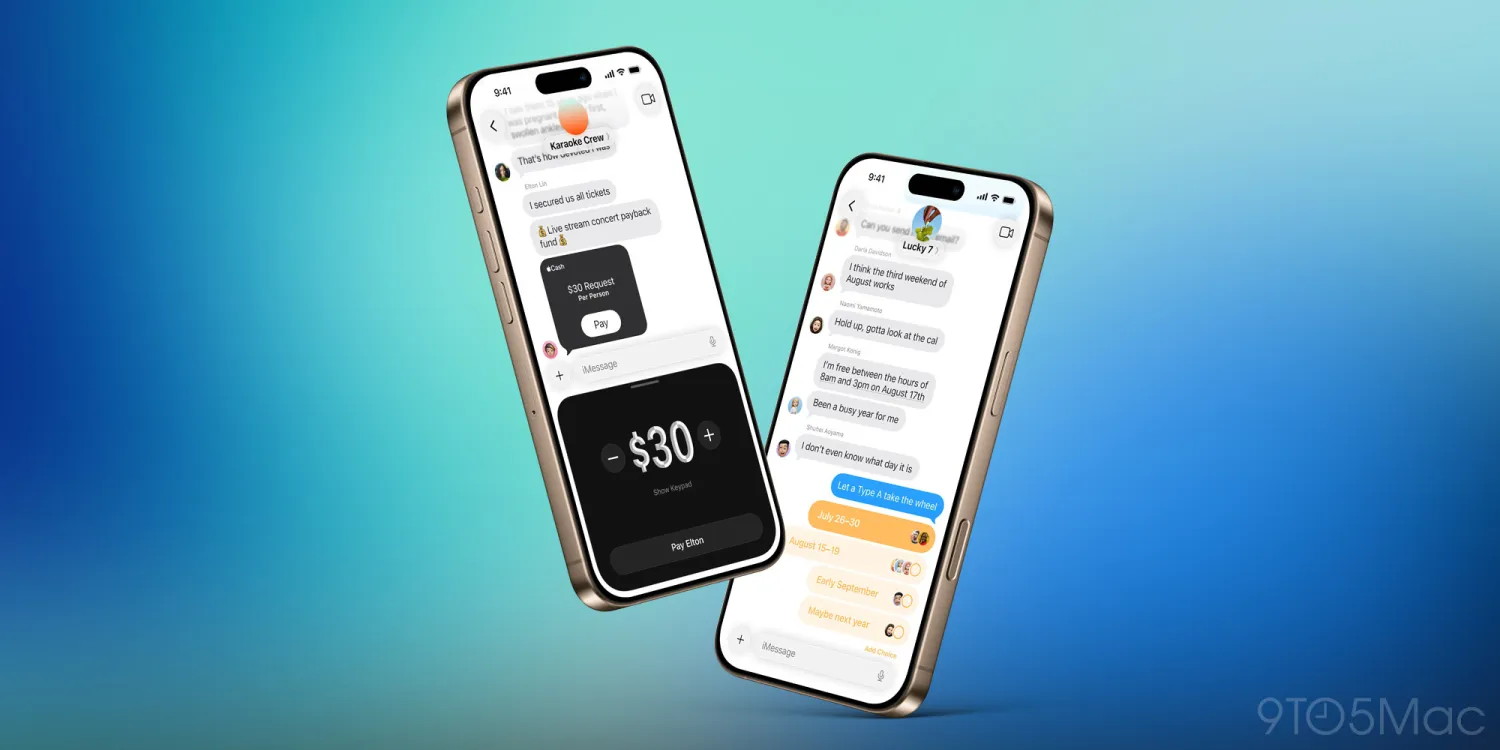 iPhones with Messages